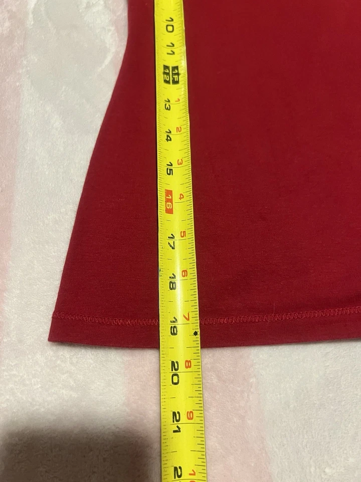 Camiseta sin mangas Express roja de lentejuelas cami para mujer pequeña Y2K elástica sexy minimalista Foto 4 de 4