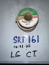 Whitaker Automotive Cable 15 Feet White Wire Spool 12 Gauge 3112-9 Vintage NOS