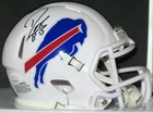Don Beebe Autograph Signed Speed Mini Helmet JSA Certified Buffalo Bills Auto