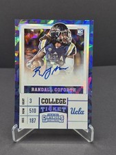 2017 Contenders Draft Pick College Ticket Cracked Ice Randall Goforth 19/23AU RC