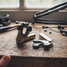 Iron Motorcycle Rear Wheel Stand with Enhanced Stability & Protection