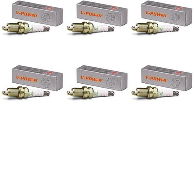 NGK 6261 Spark Plug Pack of 6 for Nissan Mazda Plymouth Subaru Dodge Isuzu 75-00