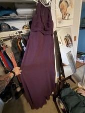 Alfred Angelo Bridesmaid Dress US Size 16 Eggplant Purple