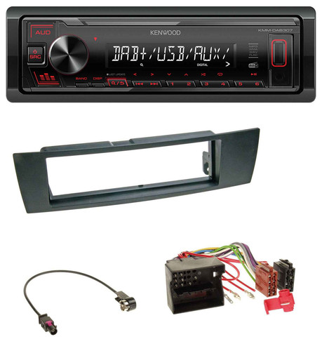 Kenwood AUX DAB USB MP3 1DIN Autoradio für BMW 1er E87 3er E90-3 X1 E84 Z4 E89 - Bild 1 von 8