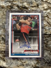 2026 Topps WILL ROBERTSON On Card Rookie Auto RC #91A-ROB Chicago White Sox