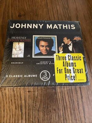 Heavenly/Greatest Hits/Live [Box] by Johnny Mathis (CD, Oct-1995, 3 Discs, Sony