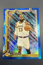 2025-26 Topps Holiday - LeBron James #H119 Holiday Metallic Blue Glitter