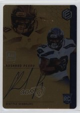 2018 Panini Elements RPS Rookie Signatures Gold /50 Rashaad Penny #86 Auto 1e1a
