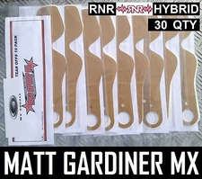 30 qty TEAR OFFS fit RNR HYBRID MOTOCROSS MX ENDURO GOGGLES FLIPPERS