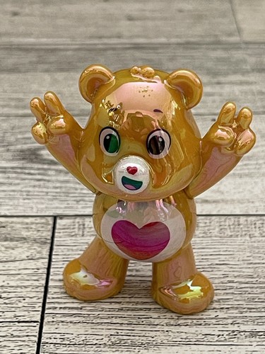 2 Care Bears Esclusivo Rainbow Shine Speciale Minifigures da Collezione Lucido - Foto 2 di 6