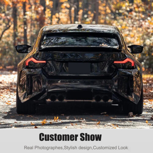 For BMW G87 M2 Coupe 2022-24 Real Carbon Fiber Rear Trunk Spoiler Wing HIGHKICK - Picture 6 of 12
