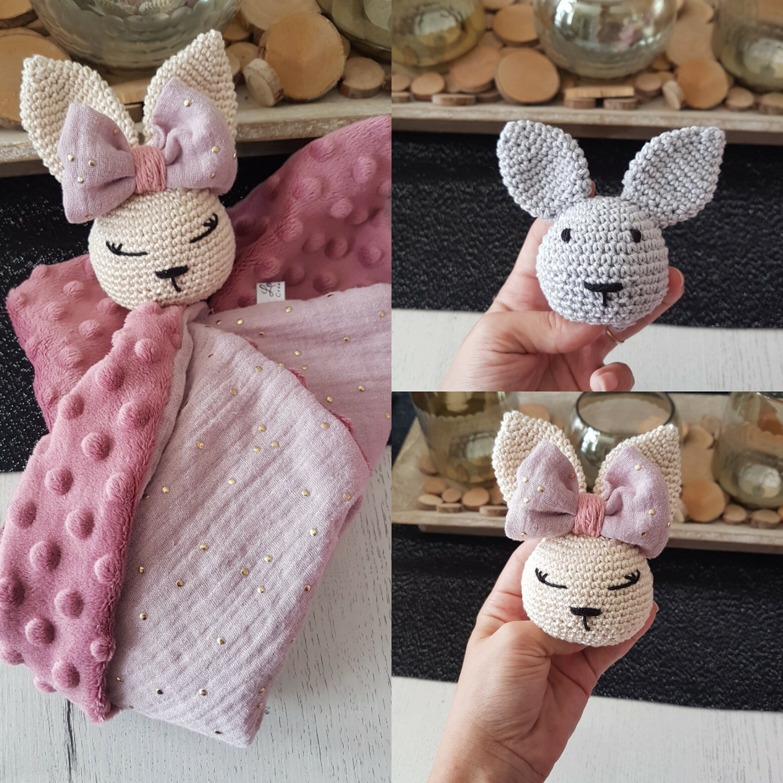 Doudou bébé personnalisé brodé, le cadeau de naissance idéal