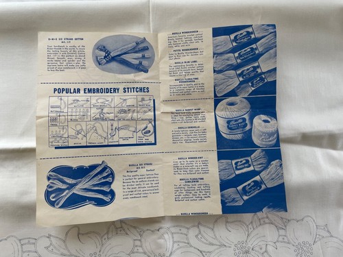 Bucilla- Vintage Tubing Pillow Cases Cutwork Embroidery- 2 Cases #8721 NOS - Picture 4 of 6