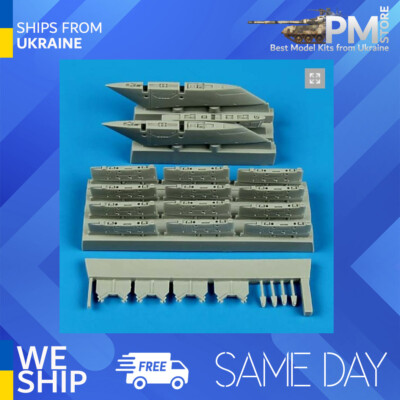 Quickboost 48537 1/48 A-1 Skyraider pylons for Tamiya Accessories for aircraft