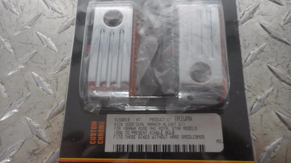 Yamaha Kawasaki Suzuki Honda Universal Personalizado Ovalado Kit de Señal de Giro BOMBILLA ÚNICA Foto 4 de 4