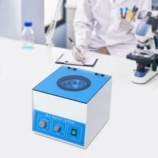 12x20ml Lab Centrifuge, 0-4000 RPM Benchtop Electric Centrifuge w/Timer, 110V US