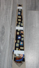 NOS Vintage PEANUTS Charlie Brown Tie Dentist, Orthodontist, 100% SILK, USA MADE