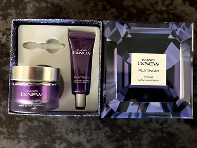 BRAND New AVON Isa Knox LXNEW Platinum Night Cream & Serum Mini Set Travel Size