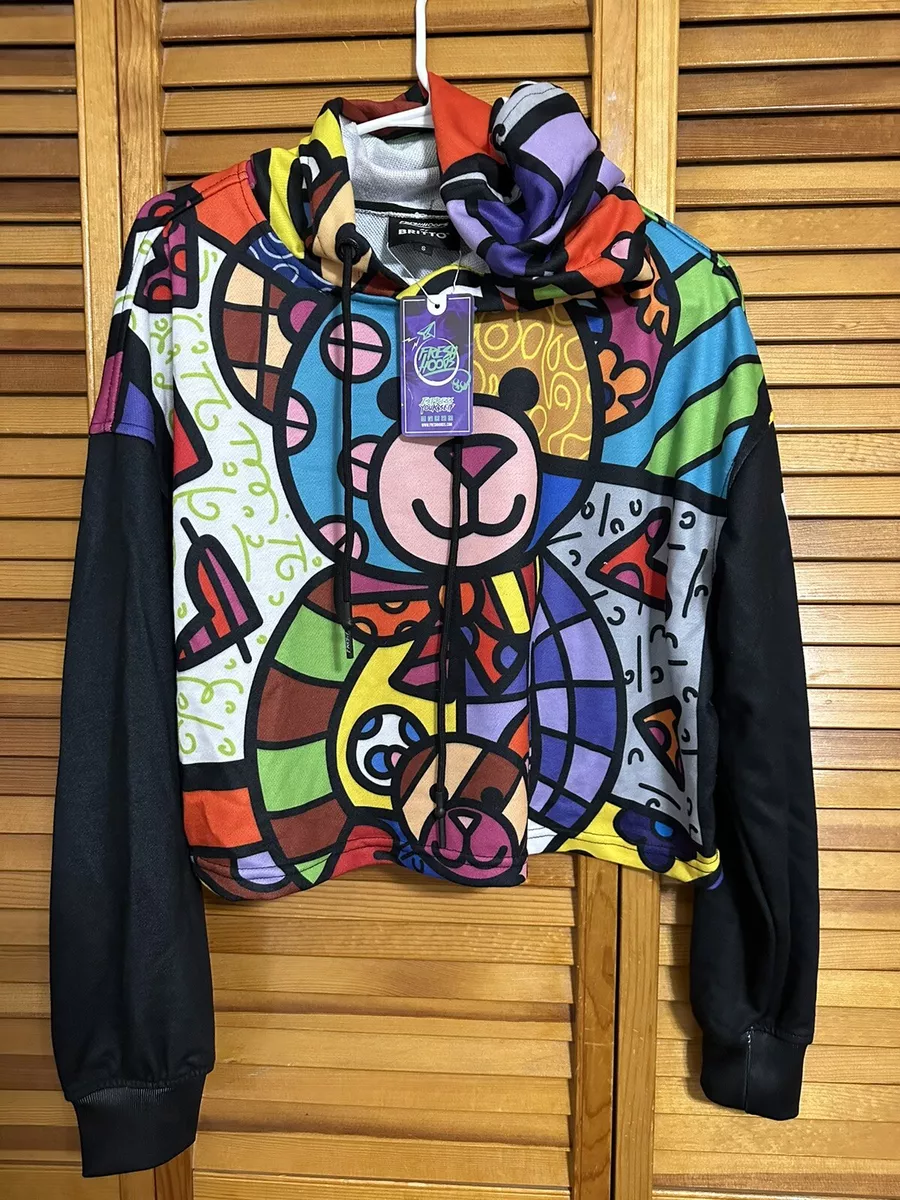Cropped felpa shop