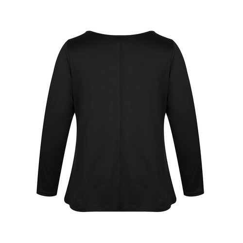 PLUS SIZE Women Leopard Crew Neck Tunic Tops Long Sleeve Casual T Shirt Blouse - Picture 11 of 17