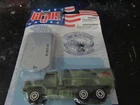 2001 MAISTO GI JOE US ARMY GREEN M-923-A1 TROOP CARRIER W/DOG TAG SERIES I MIP