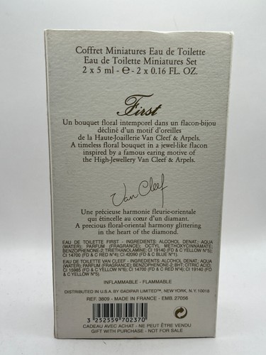 VAN CLEEF & ARPELS FIRST 5ML EDT MINI SPLASH/ VAN CLEEF 5ML EDT MINI SPLASH - Picture 2 of 5
