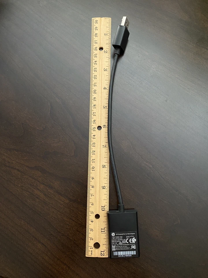 OEM HP DisplayPort to VGA Adapter to VGA Video Resolution Enhance Graphics NWOT - Image 2 of 4