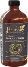 Organic Shilajit Tonic 16 oz  32 Servings  20-Herb Adaptogen Blend