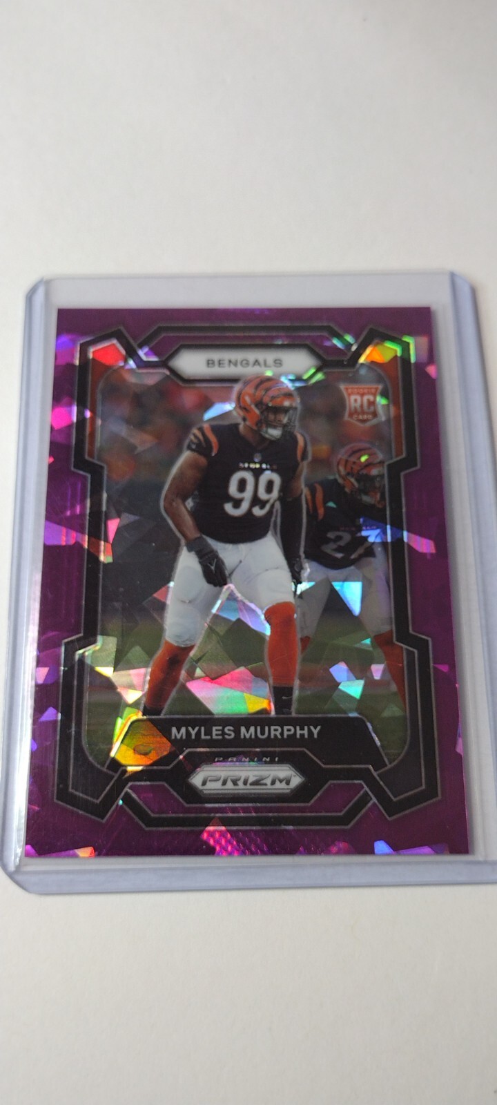 2023 Panini Prizm MYLES MURPHY #320 Purple Ice /225 RC Rookie SP BENGALS