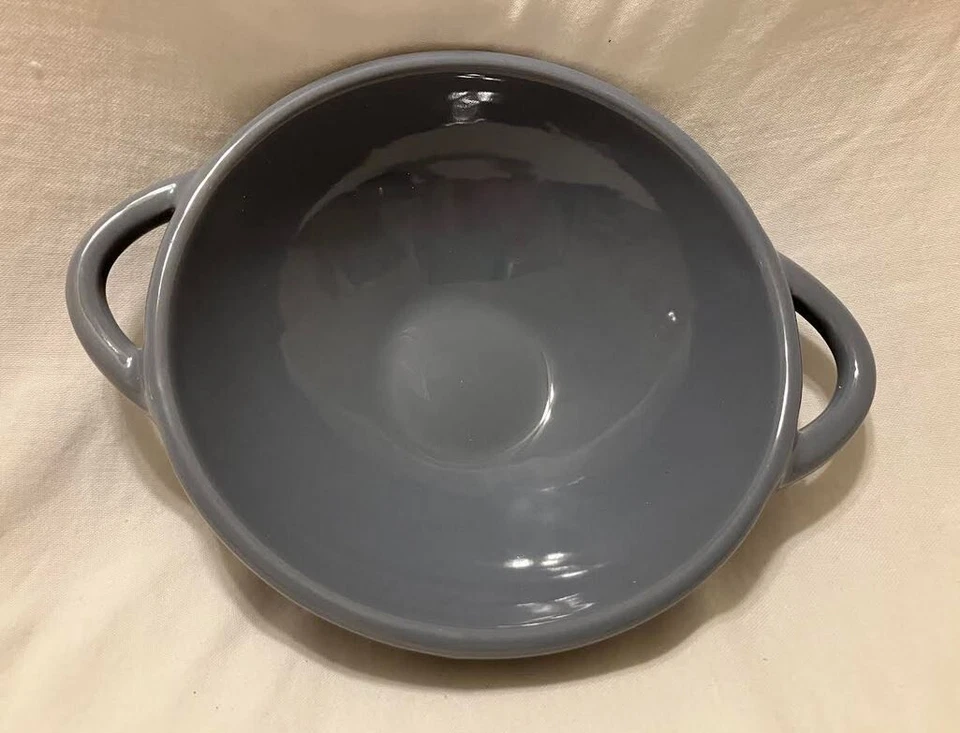 Temp-tations Cuencos de Sopa con Asas-Juego de 4- Acero Azul Gris-6.5" Diámetro Foto 2 de 4