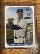 2018 Topps Archives Snapshots Ronald Acuna Jr. #AS-RAC  Braves (RC) Rookie