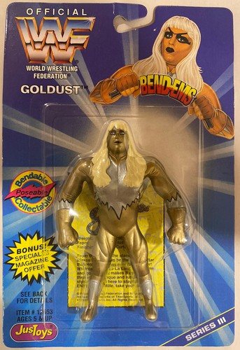 WWF Bend-Ems Series III MOC Goldust  Wrestling Act...