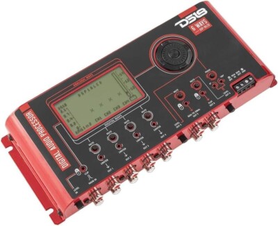 DS18 DSP-16LCD 6 Way Digital Audio Processor RCA Car Stereo Amp Crossover EQ LCD