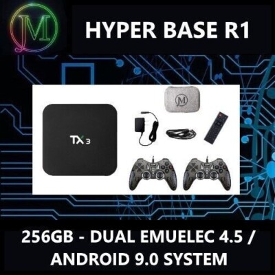 HYPER BASE R1 (256GB) RETRO SPIELEKONSOLE SMART TV BOX SUPER X ARCADE PRO