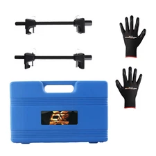 2x Coil Spring Compressor Tools Kits For MacPherson Struts Shocks W/Detent Pins