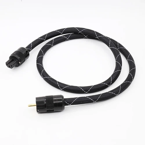 8N Copper Audio Power Cable Gold Plated EU/US/AU Plug Power Cable for DVD CD AMP - Picture 7 of 14