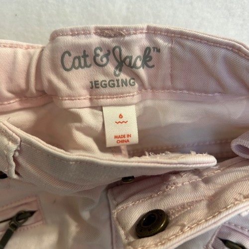 LOT OF 4 Girls Size 6 Pants Jeggings Jeans Children's Place Cat & Jack Khaki - Picture 6 of 9