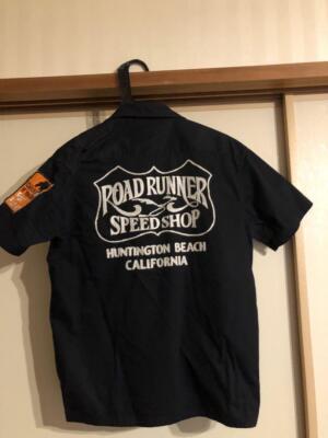 Sugar Cane ROAD RUNNER Work Shirt Black Size M Used From Japan | eBay