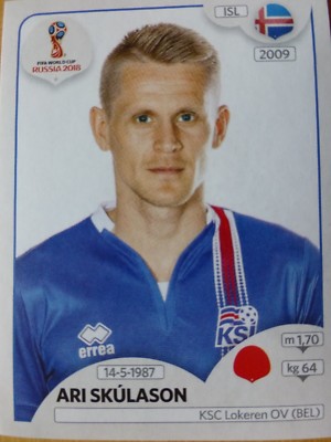 PANINI FIFA WM 2018 Sticker-Nr. 298 Ari Skulason   NEU