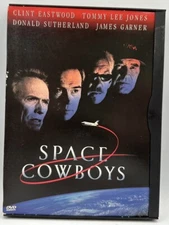 Space Cowboys DVD Clint Eastwood Tommy Lee Jones James Garner Free Shipping 2000