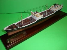 FAMM TEXACO CHEVRON 2002 OHIO TANKER SHIP ( NEVER REMOVED FROM  CLAM SHELL )