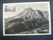 FRANCE PREMIER JOUR FDC YVERT 1041 VOLCAN MONT PELE 20F MARTINIQUE 1955