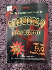 Oddworld Abe's Oddysee Brady Unauthorized Strategy Guide Playstation 1 ps1 