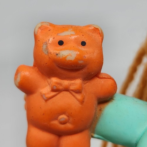 2 VINTAGE 1984 CABBAGE PATCH KIDS PVC FIGURES GIRLS W/ BEAR BOY W FOOTBALL - Picture 8 of 8