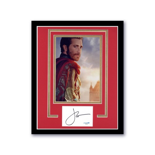 JAKE GYLLENHAAL SIGNED AUTOGRAPH FRAMED 11x14 DISPLAY ACOA MYSTERIO SPIDER MAN 