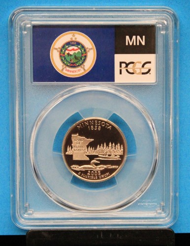 2005-S PCGS MINNESOTA STATE QUARTER Graded PR69DCAM PCGS # 913059.69/38037591 - Picture 2 of 4