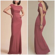 NEW $280 BHLDN Katie May Madison Dress Gown in   Dirty Pink Size 6