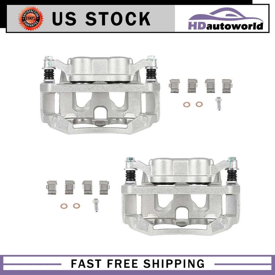 2x Pinzas de freno traseras con soporte para Ford F-250 F-350 Super Duty 2013-2019 Foto 3 de 4