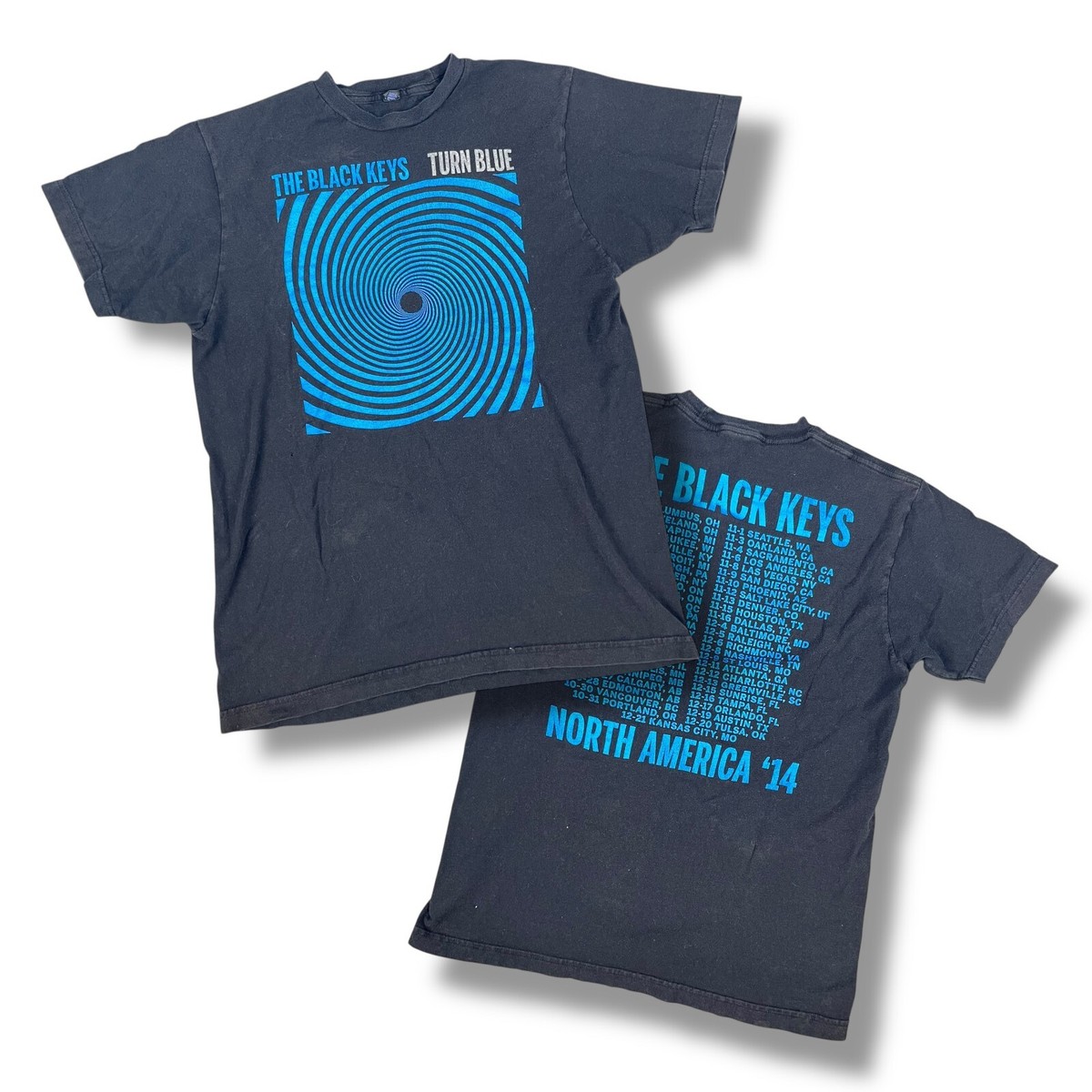 新品未使用　THE BLACK KEYS TOUR Tシャツ　サイズXL The Black Keys Turn Blue Tour Shirt 2014 Official Concert