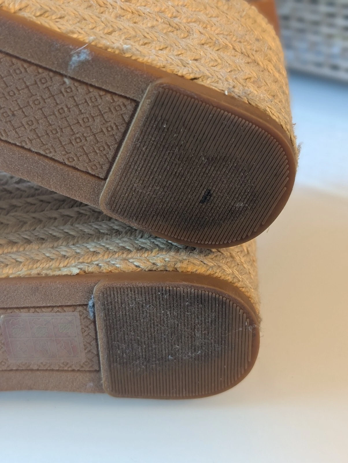 Tory Burch Frieda 50 mm donna 8 cinturino elastico blush plateau espadrillas tacco